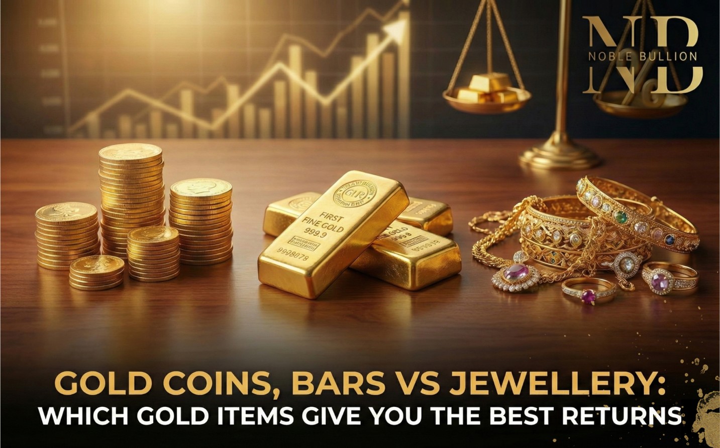 Gold Coins, Bars Vs Jewellery: Which Gold Items Give You the Best Returns